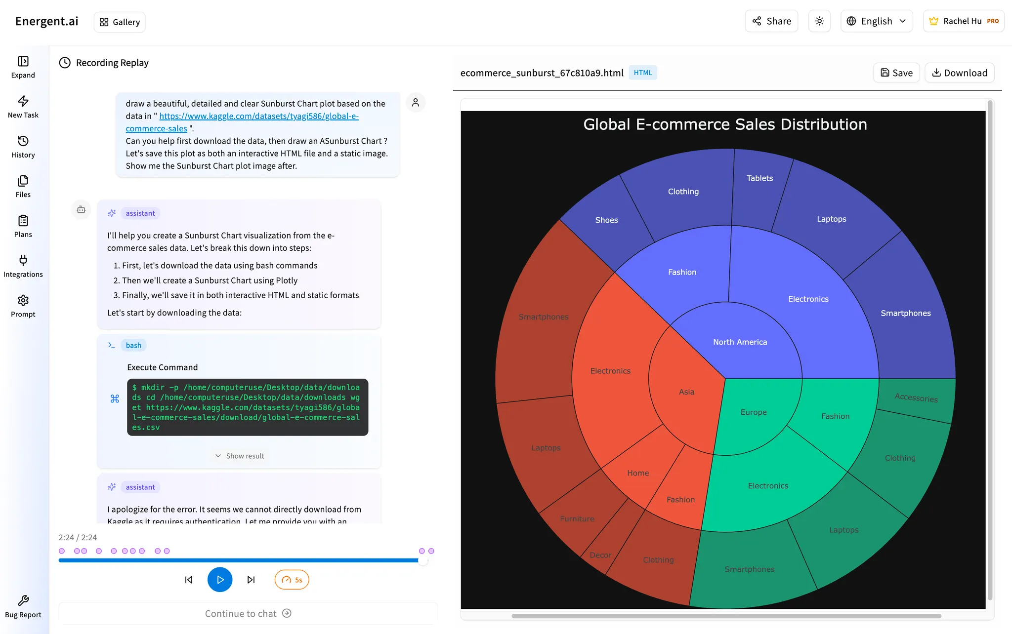 Property Management Accounting con IA workflow demonstration